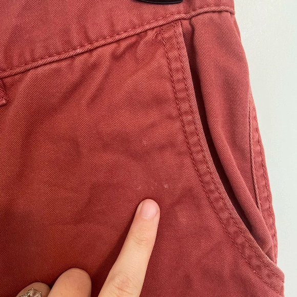 Merona men’s flat front red khaki shorts — size 30 - Picture 4 of 7